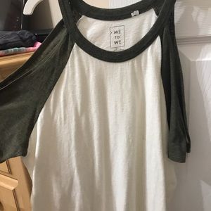 Pacsun cold shoulder shirt
